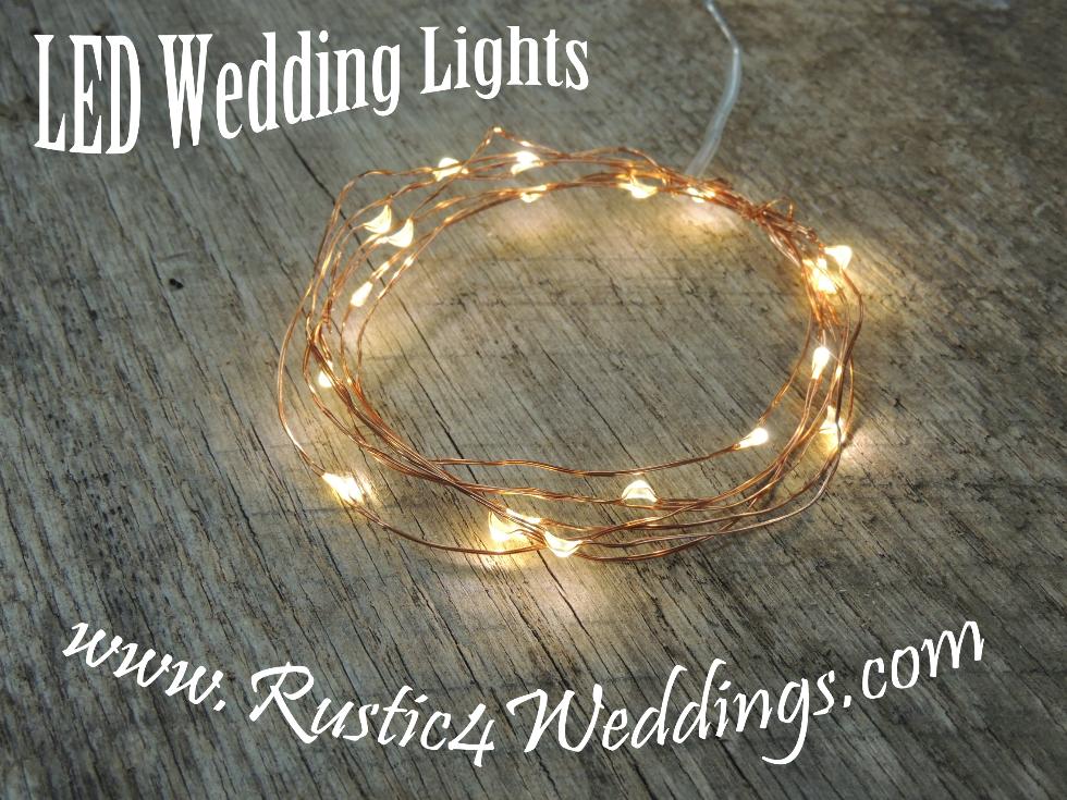 LED Wedding Fairy Lights For Rustic Weddings. Rustic Decor to add to your table and centerpiece decorations. Fairy Lights, Fairy Lights, Fairy Lights! By Church House Woodworks Rustic 4 Weddings